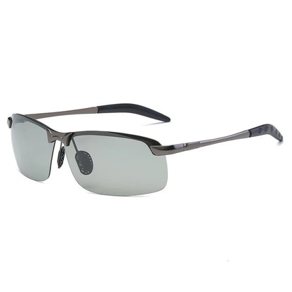 Photochromic Polarized Sunglasses for Men – Color-Changing Driving Glasses for Day & Night Vision