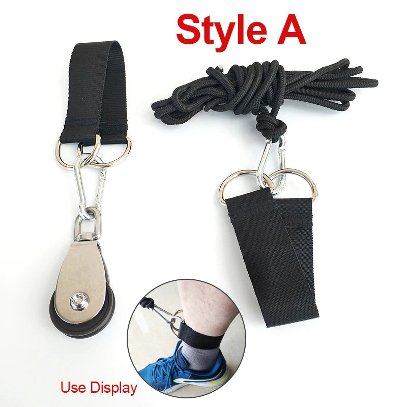 Leg Split Stretcher with Pulley - Adjustable Flexibility Trainer for Taekwondo, Kung Fu and Martial Arts