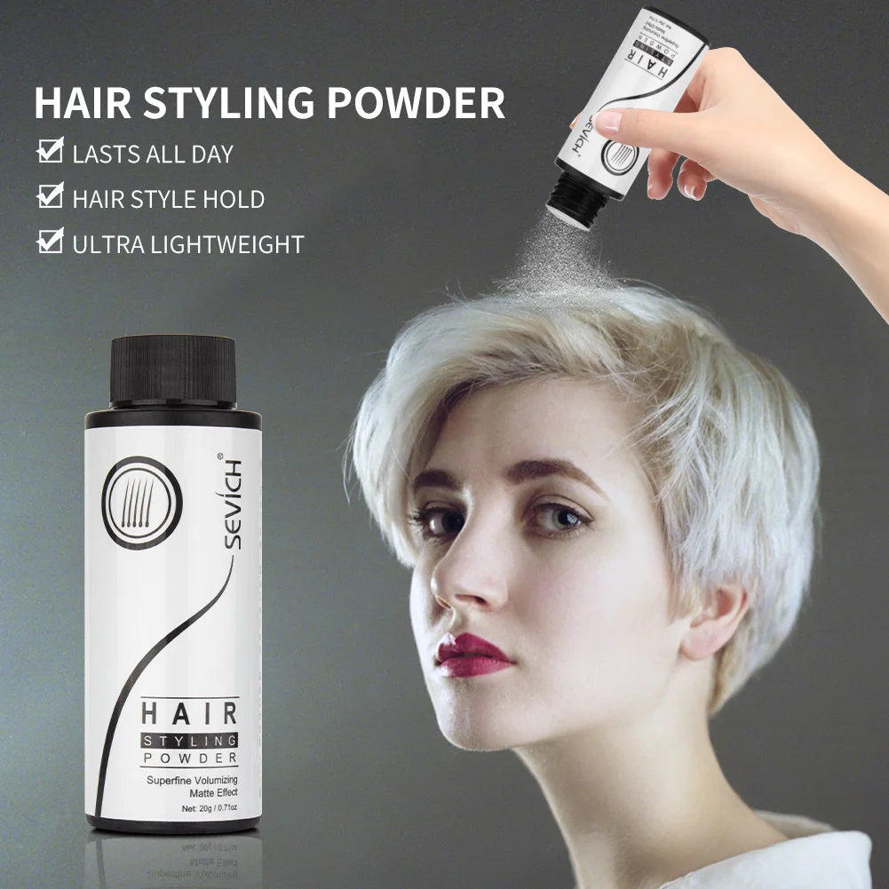 Sevich Unisex Dust It Hair Powder Spray – Increases Volume & Adds Fluff for Thin Hair, Haircut Styling Hairspray