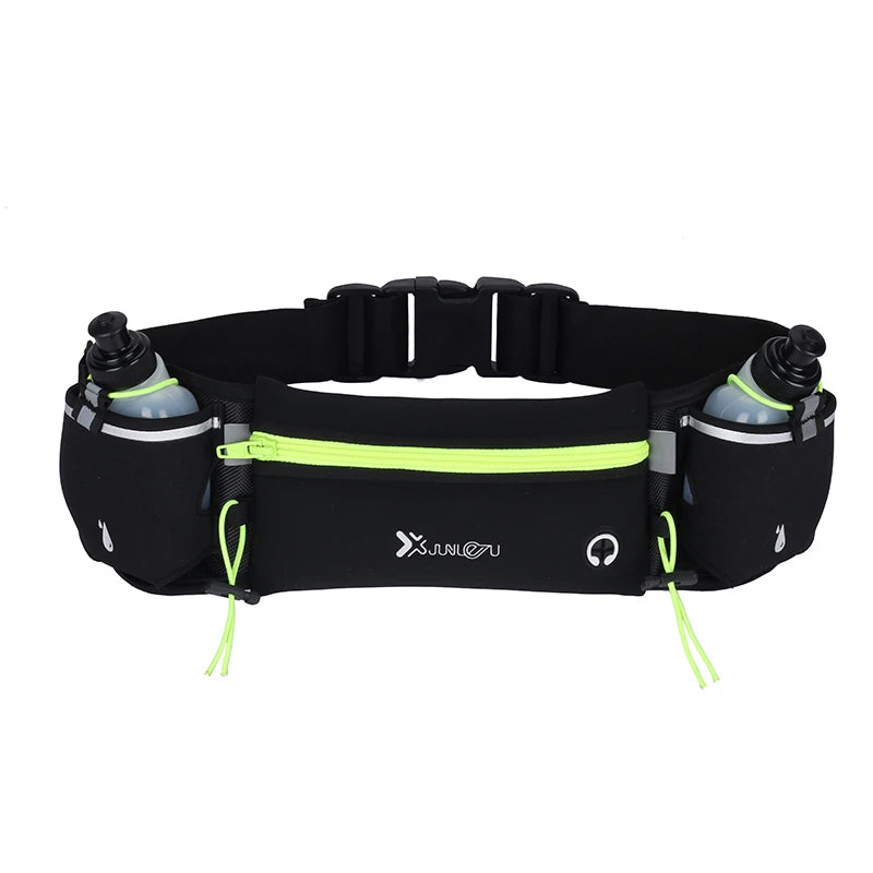 Marathon Trail Running Waist Pack – Dual Pocket Fanny Belt for Phone, Water Bottle & Fitness for Men & Women