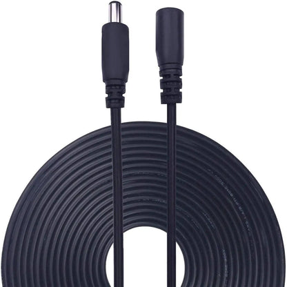 DC 12V Power Adapter Extension Cable – 5.5*2.1mm Male to Female Cord for CCTV Camera & Router, 1M to 10M Lengths