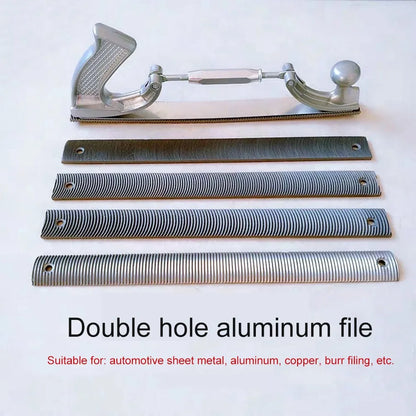 Adjustable Milled Tooth File Holder – Car Body Polisher Tool Kit for Metal Panel Polishing & Curved Steel Dent Repair Set