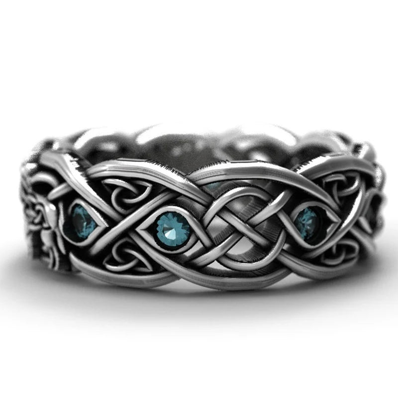 Huitan Viking Nordic Mythology Giant Wolf Ring – Defense Totem, Hip Hop Rock Fashion Unisex Punk Jewelry Gift