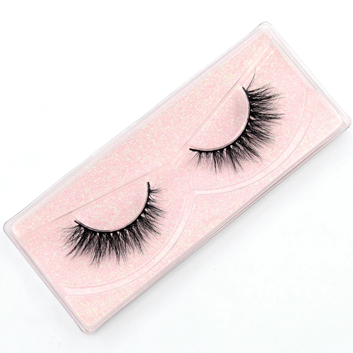 Visofree 13mm 3D Mink Eyelashes – Natural Long Handmade Cruelty-Free False Lashes for Makeup G04