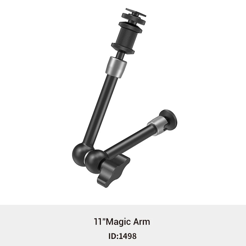 SmallRig 5.5" Articulating Magic Arm 2065B – Adjustable Friction Mount with 1/4" Screw for DSLR, LED Light & Monitor Accessories