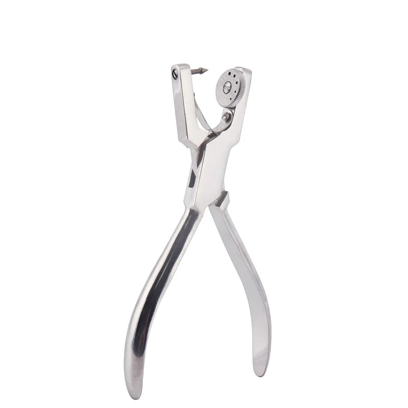 Dentistry Dam Hole Puncher Set – Pliers & Orthodontic Tools with Leather Bag for Dentists
