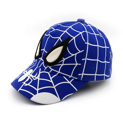 Disney Spiderman Baseball Cap - Cartoon Cotton Sun Hat for Boys and Girls, Breathable Summer Hip Hop Style