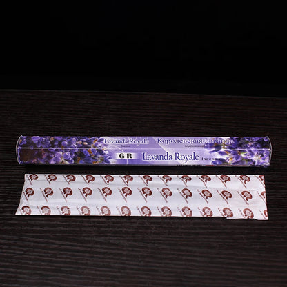 20 Sticks Indian Incense – White Sage, Lavender, Yoga & Sea Breeze Scents for Meditation, Air Purification & Aromatherapy