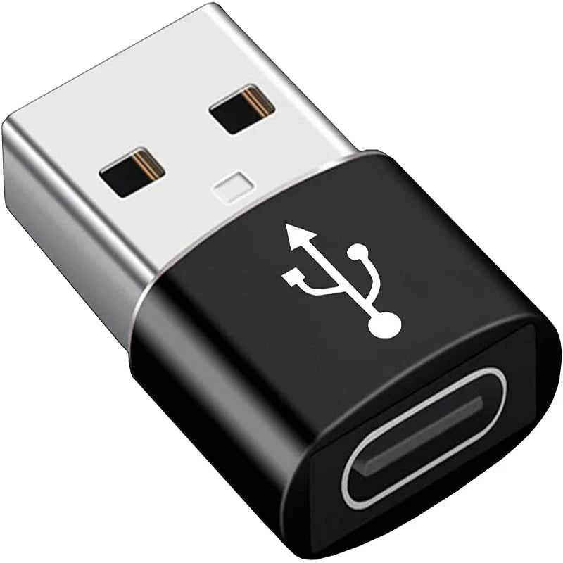 USB 3.0 to USB-C 3.1 Adapter – Mini Hi-Speed Type-C Female to USB-A Male Converter for Fast Charging & Data Sync OTG
