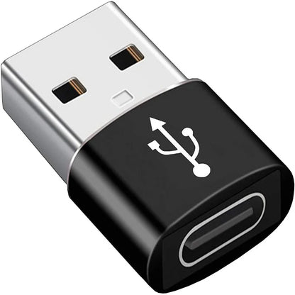USB 3.0 to USB-C 3.1 Adapter – Mini Hi-Speed Type-C Female to USB-A Male Converter for Fast Charging & Data Sync OTG
