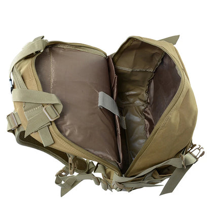 40L Tactical Camping Backpack - Men's Travel Bag, Molle Climbing Rucksack for Hiking, Outdoor, Fishing, and Reflective Shoulder Strap