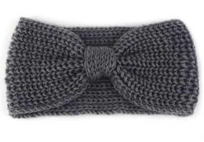 Women's Solid Color Knitted Headband – Elastic Twisted Turban Headwrap, Winter Hair Band for Girls, Fashion Hair Accessories