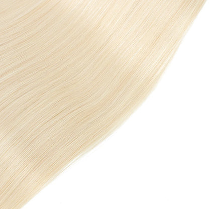 26" Ombre Straight Synthetic Hair Extensions – Smooth Weaving, Full Blue Hair Bundles from Root to End