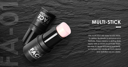 FOCALLURE Bronzer Highlighter Stick - Waterproof Body & Face Contour, Corrector & Illuminator Cream for Women's Makeup