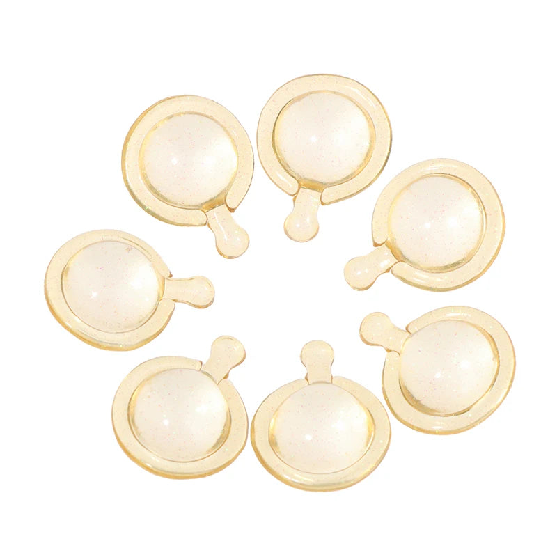 10Pcs Hair Vitamin Capsules: Pro Keratin Complex Oil for Smooth, Silky Hair - Repair Damaged Hair with Moroccan Oil Serum, Anti Hair Loss Hair Mask