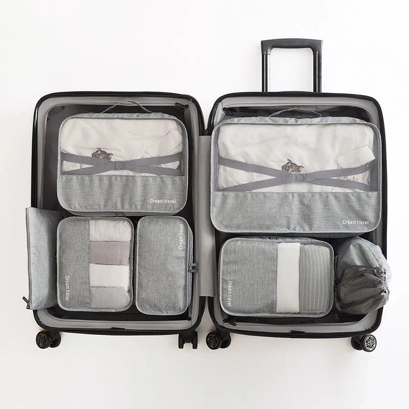 Hanging Travel Toiletry Bag | Organizer Kit for Men & Women with Cosmetics & Makeup Storage