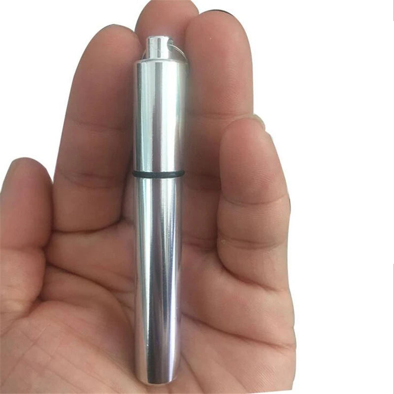 Durable Stainless Steel Toothpick Holder - Portable Rustproof Stand for Outdoor, Household, and Travel - Seal Storage Container Box Holder Case
