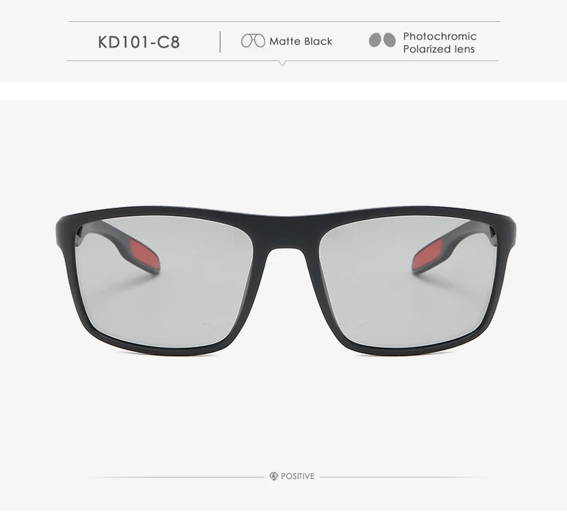 KDEAM Ultra-Light Polarized Sports Sunglasses for Men & Women – TAC 1.1mm Lens, Category 3 Driving Sun Glasses