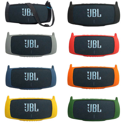 # ZOPRORE JBL Charge 5 Silicone Case Cover - Outdoor Travel Protective Skin with Strap and Carabiner