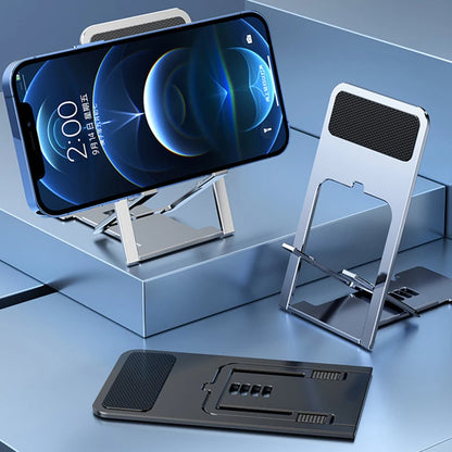 2024 Mini Desktop Multi-Angle Folding Phone Holder – Portable Plastic Tablet Stand for iPhone 12, 11, 8, 7 Pro Support
