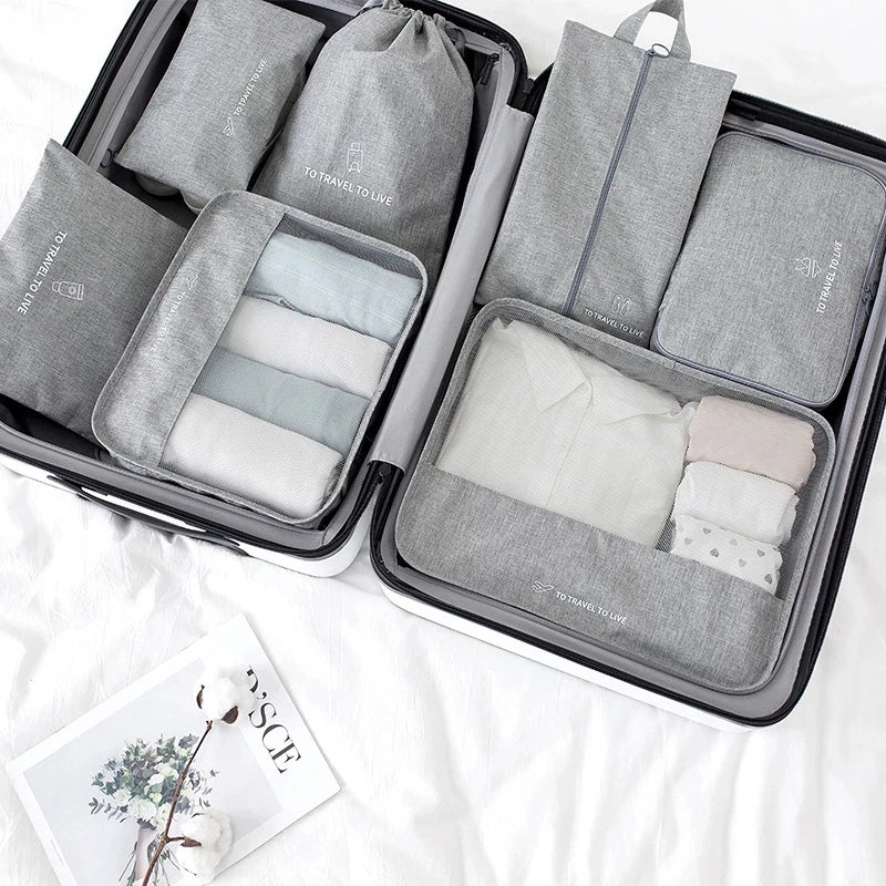 Hanging Travel Toiletry Bag | Organizer Kit for Men & Women with Cosmetics & Makeup Storage