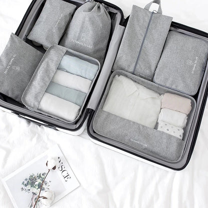 Hanging Travel Toiletry Bag | Organizer Kit for Men & Women with Cosmetics & Makeup Storage