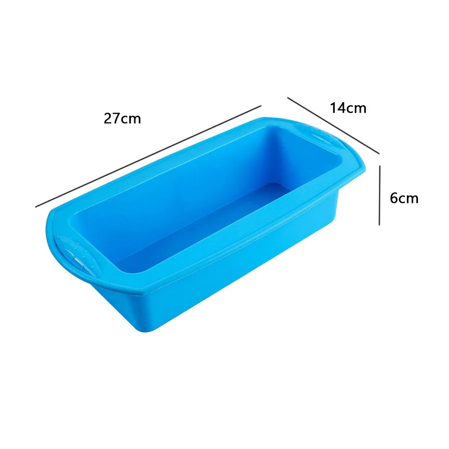FAIS DU Rectangular Silicone Bread Pan — Non-Stick Toast & Cake Mold, Long Square Bakeware Tray