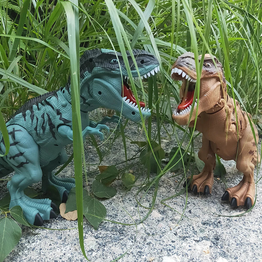 Large Electric Walking Dinosaur Toy – Spray, Lay Eggs, Light, and Sound Features | Mechanical Dinosaur Robot Model for Kids