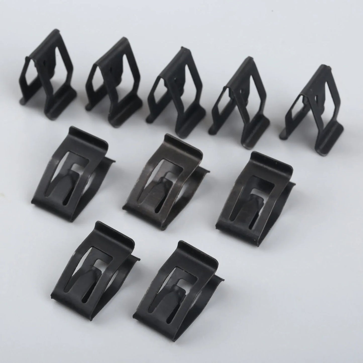 10Pcs Car Dashboard Trim Clips - Black Metal Rivet Fasteners for Ford, Mazda, Audi, Toyota
