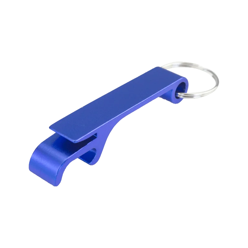 100pcs Custom Aluminum Can Opener Keychain — Portable Promotional Giveaway with Logo for Restaurants
