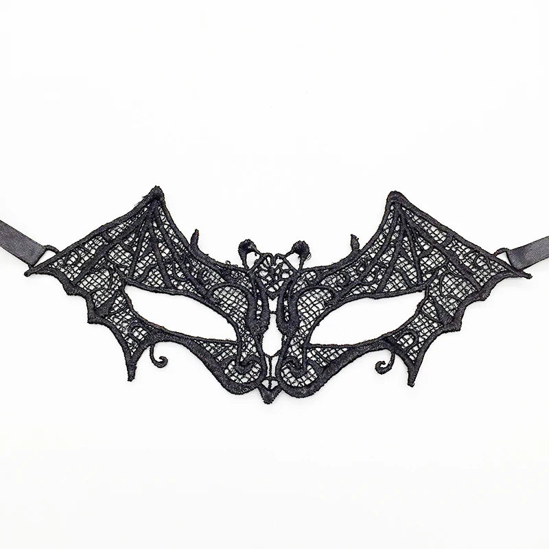 Sexy Lace Eye Mask for Women — Venetian Masquerade, Halloween & Carnival Half-Face Cosplay Party Mask