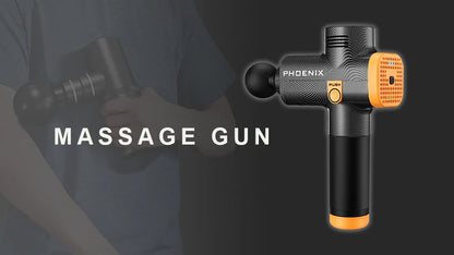 Phoenix A2 Massage Gun – Deep Tissue Muscle Relaxation, Handheld Portable Fascia Vibrator with Display