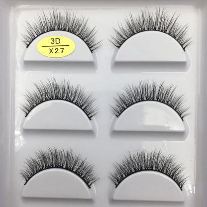 38 Styles 5 Pairs 3D Mink False Eyelashes – Natural Fake Lashes Makeup Beauty Tools
