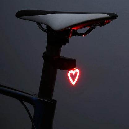 USB Charging Bicycle Taillight with Multi Lighting Modes, LED Flash Rear Lights for MTB Seatpost Bike Accessories