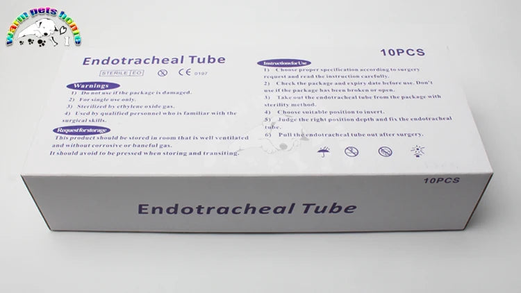 Disposable Veterinary Endotracheal Tube with Cuff – Sterile Tracheal Tube for Animal Use