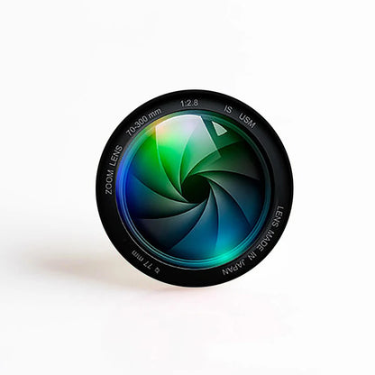 5Pcs 25mm Camera Lens Photo Print Glass Cabochon DIY Jewelry Pendant Supplies Handmade Cameo Accessories Set