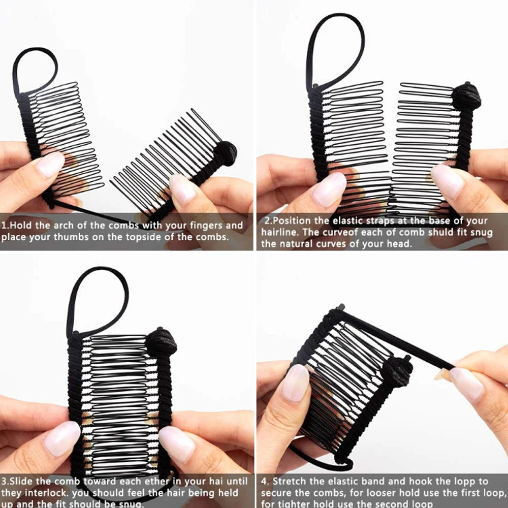 20/30 Tooth Banana Hair Clip for Thick Curly Hair - Vintage Bar Closure Combs, Modeling Tools Hairpins Hair Accessories