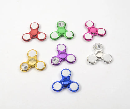 Creative LED Light Luminous Fidget Spinner: 6 Colors Glow in the Dark Hand Spinner - Stress Relief Toy for Kids