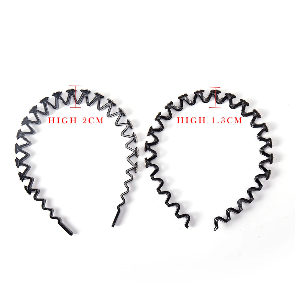 Rhinestone Pearl Flower Hairband - Non-Slip Elastic Headband for Women & Girls
