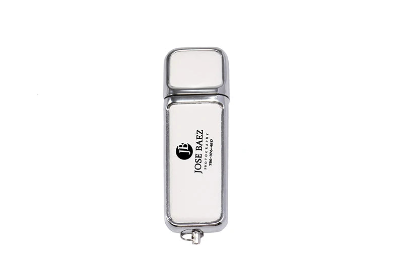 Leather USB 3.0 Flash Drive - Free Logo, 4GB-128GB High-Speed Memory Stick, Wedding Gift