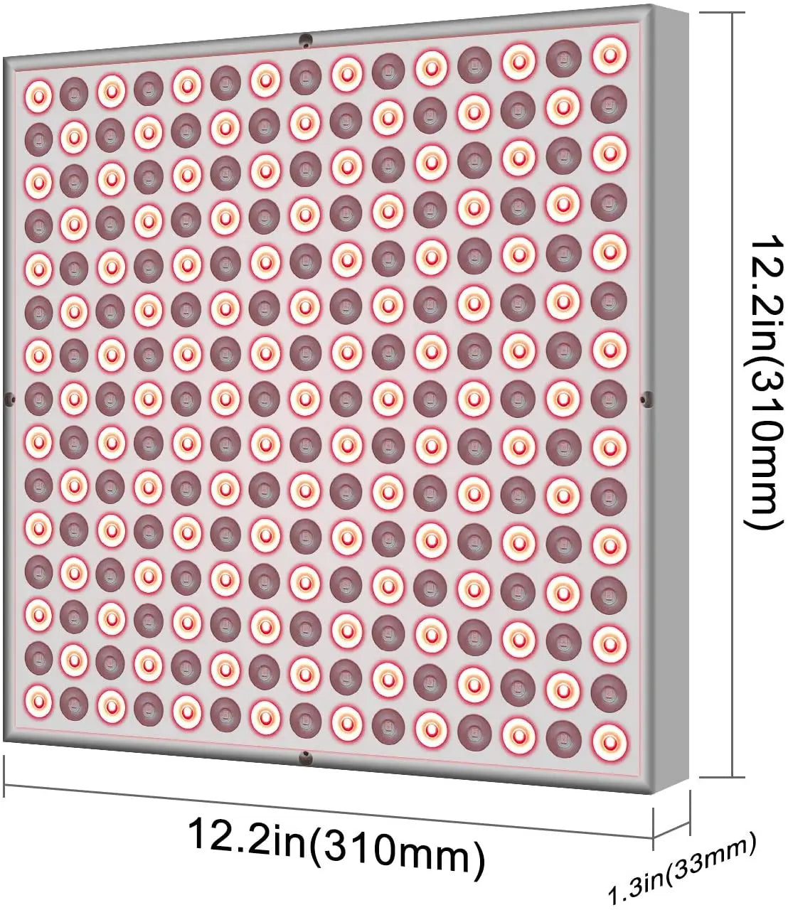 45W Red LED Therapy Panel — 660nm Deep Red & 850nm Near-Infrared Combo