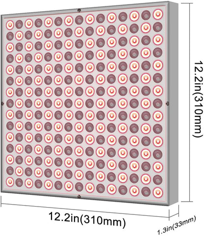 45W Red LED Therapy Panel — 660nm Deep Red & 850nm Near-Infrared Combo