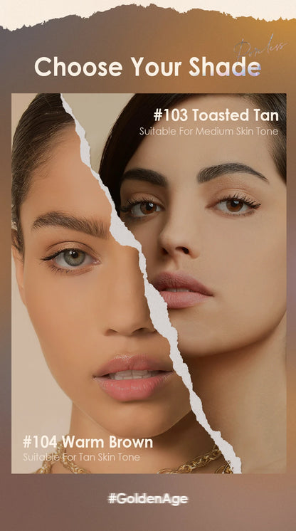 FOCALLURE Air Cushion BB Cream – Poreless, Waterproof, Long-Lasting Matte Foundation & Brightening Concealer with Puff
