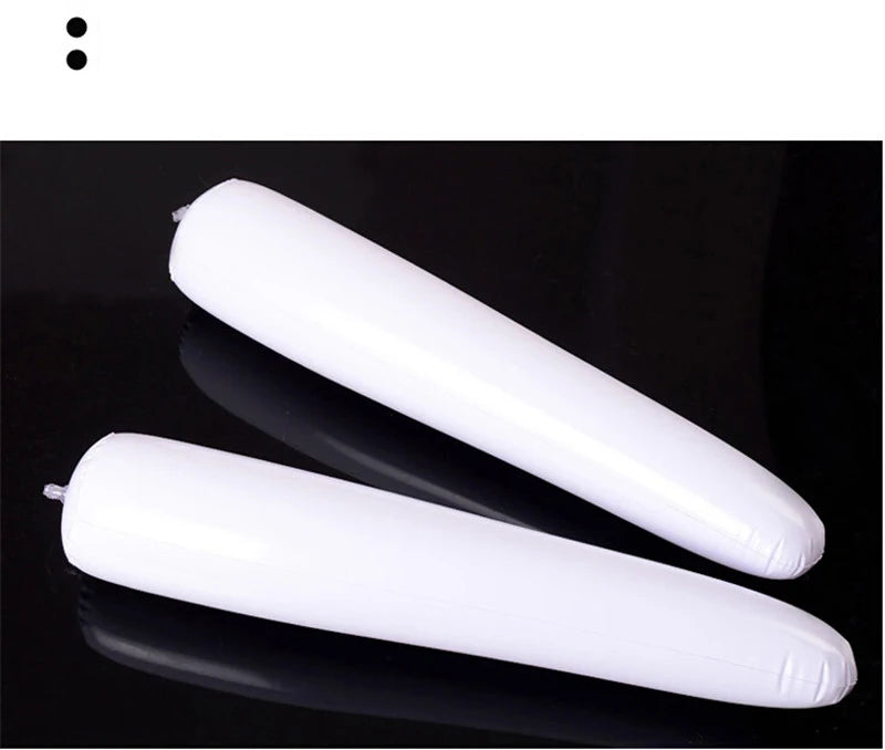 2PCS Plastic Shoe Hangers – Inflatable Long Boot Holders, 32cm & 50cm Shoe Stand, Stretcher, Support & Shaper Shoe Trees