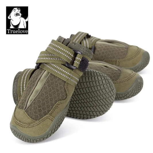 TRUELOVE Waterproof Pet Shoes - Anti-Slip Winter Dog Boots for Puppy, Medium & Large Dogs with Paw Protection