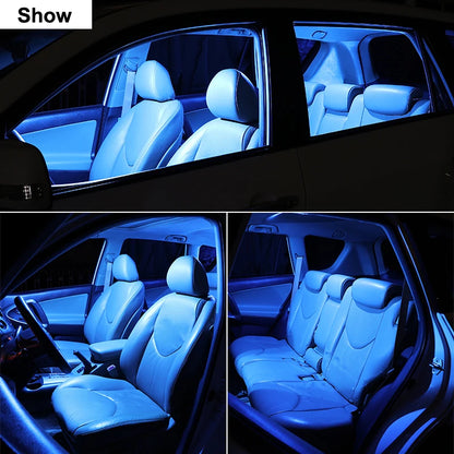 14Pcs CANBUS LED Interior Light Kit - Compatible with Toyota Camry XV40 2007–2011 Dome, Reading & Trunk Lamps