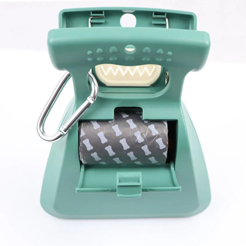 Foldable Dog Pet Travel Pooper Scooper with Decomposable Bags - Clean Pick-Up Excreta Cleaner for On-the-Go Use