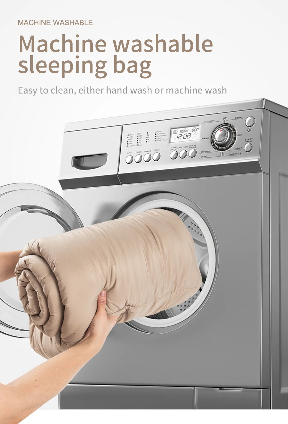 Naturehike PS300 Cotton Sleeping Bag – Wearable Winter Sleeping Bag for Hiking, Camping & Travel