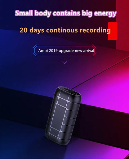 Mini Voice-Activated Digital Recorder – 500-Hour Portable Professional Sound Dictaphone
