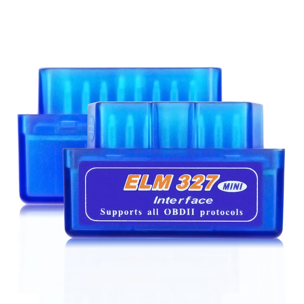 Effortless Car Diagnostics: Super Mini ELM327 V2.1 Bluetooth OBD2 Scanner - Compatible with Android & iOS, OBD II Code Reader for Easy Car Maintenance
